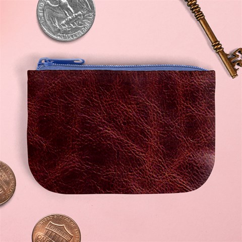 Leather Look & Skins Capri Brown Mini Coin Purse from ArtsNow.com Front