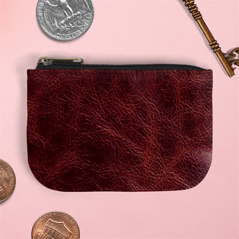 Leather Look & Skins Capri Brown Mini Coin Purse from ArtsNow.com Front