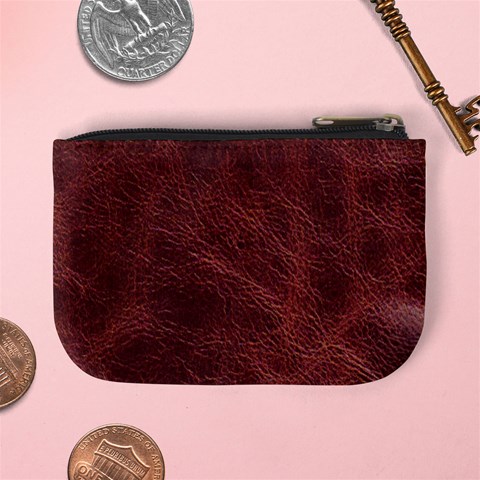 Leather Look & Skins Capri Brown Mini Coin Purse from ArtsNow.com Back