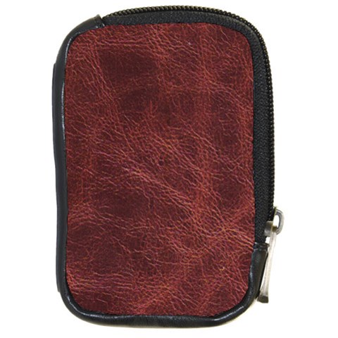 Leather Look & Skins Capri Brown Compact Camera Leather Case from ArtsNow.com Front
