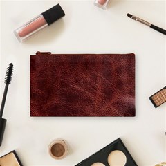 Leather Look & Skins Capri Brown Cosmetic Bag (Small) from ArtsNow.com Front