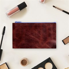 Leather Look & Skins Capri Brown Cosmetic Bag (Small) from ArtsNow.com Front