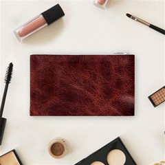 Leather Look & Skins Capri Brown Cosmetic Bag (Small) from ArtsNow.com Back