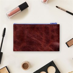 Leather Look & Skins Capri Brown Cosmetic Bag (Small) from ArtsNow.com Back