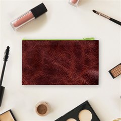 Leather Look & Skins Capri Brown Cosmetic Bag (Small) from ArtsNow.com Back