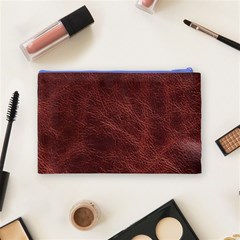 Leather Look & Skins Capri Brown Cosmetic Bag (Medium) from ArtsNow.com Back