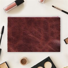Leather Look & Skins Capri Brown Cosmetic Bag (Large) from ArtsNow.com Back
