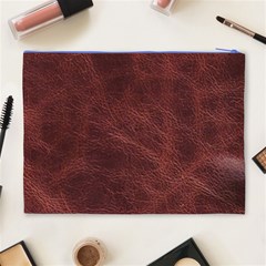Leather Look & Skins Capri Brown Cosmetic Bag (XL) from ArtsNow.com Back