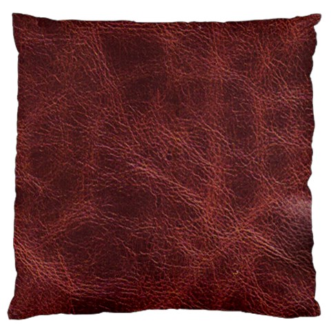 Leather Look & Skins Capri Brown Large Cushion Case (Two Sides) from ArtsNow.com Front