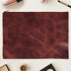 Leather Look & Skins Capri Brown Cosmetic Bag (XXXL) from ArtsNow.com Front