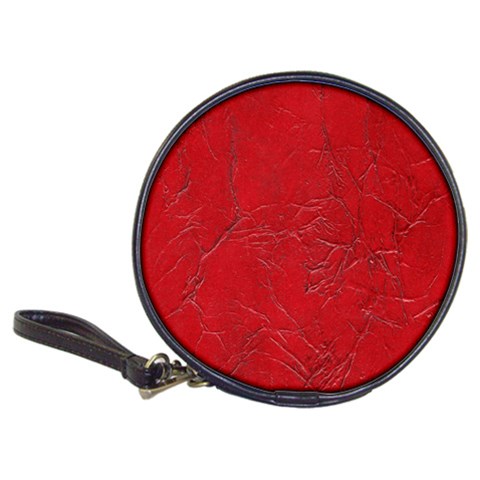 Leather Look & Skins Cracked Red Leather Classic 20 Front