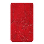 Leather Look & Skins Cracked Red Leather Memory Card Reader (Rectangular)