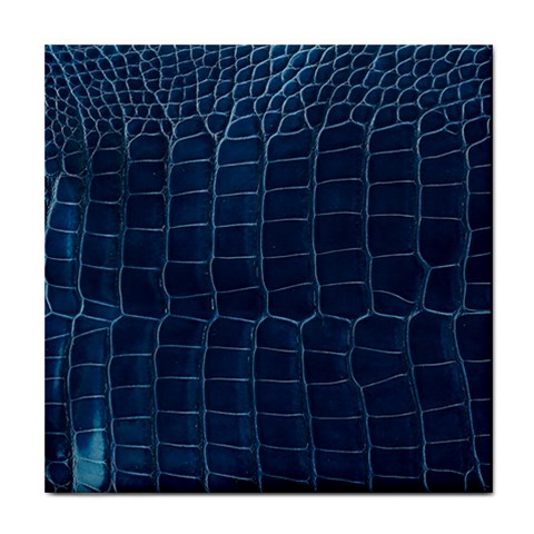 Leather Look & Skins Blue Silverback Tile Coaster from ArtsNow.com Front
