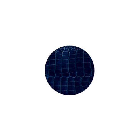 Leather Look & Skins Blue Silverback 1  Mini Button from ArtsNow.com Front