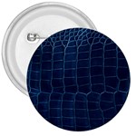 Leather Look & Skins Blue Silverback 3  Button