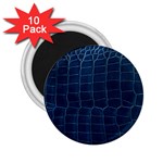 Leather Look & Skins Blue Silverback 2.25  Magnet (10 pack)