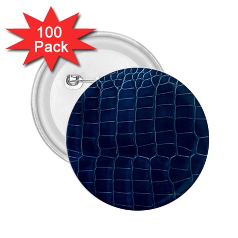 Leather Look & Skins Blue Silverback 2.25  Button (100 pack) from ArtsNow.com Front