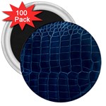 Leather Look & Skins Blue Silverback 3  Magnet (100 pack)