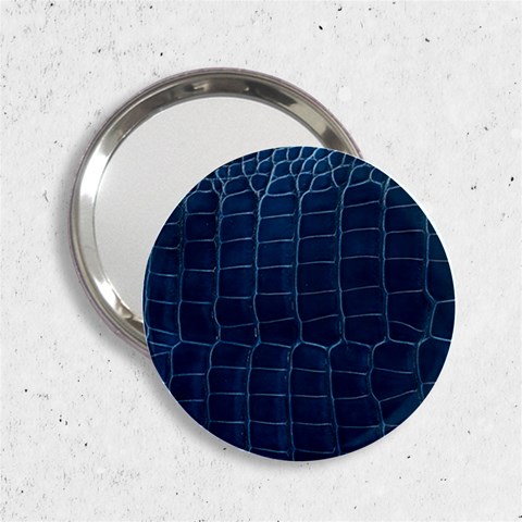 Leather Look & Skins Blue Silverback 2.25  Handbag Mirror from ArtsNow.com Front