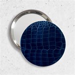 Leather Look & Skins Blue Silverback 2.25  Handbag Mirror