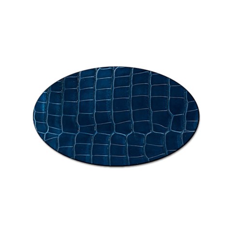 Leather Look & Skins Blue Silverback Sticker (Oval) from ArtsNow.com Front