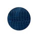 Leather Look & Skins Blue Silverback Magnet 3  (Round)