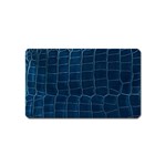 Leather Look & Skins Blue Silverback Magnet (Name Card)
