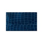 Leather Look & Skins Blue Silverback Sticker Rectangular (10 pack)