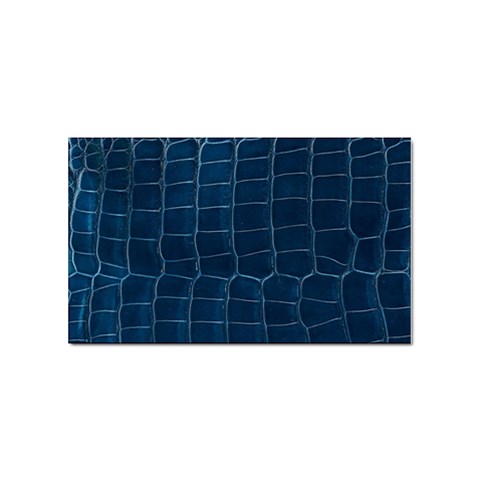 Leather Look & Skins Blue Silverback Sticker Rectangular (100 pack) from ArtsNow.com Front