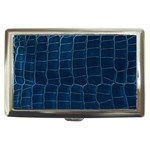 Leather Look & Skins Blue Silverback Cigarette Money Case