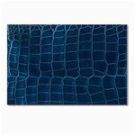 Leather Look & Skins Blue Silverback Postcard 4  x 6 