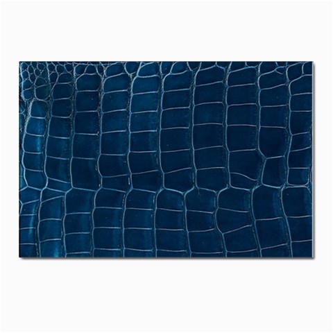 Leather Look & Skins Blue Silverback Postcards 5  x 7  (Pkg of 10) from ArtsNow.com Front
