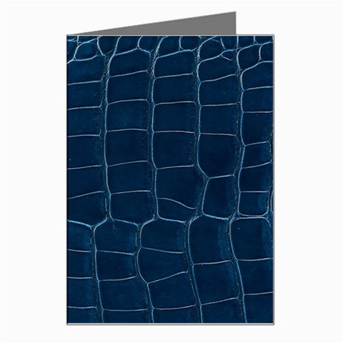 Leather Look & Skins Blue Silverback Greeting Card from ArtsNow.com Left
