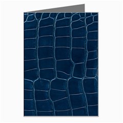 Leather Look & Skins Blue Silverback Greeting Card from ArtsNow.com Left