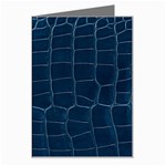 Leather Look & Skins Blue Silverback Greeting Card