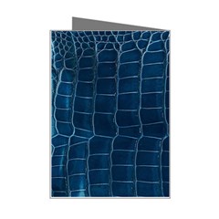 Leather Look & Skins Blue Silverback Mini Greeting Card from ArtsNow.com Right