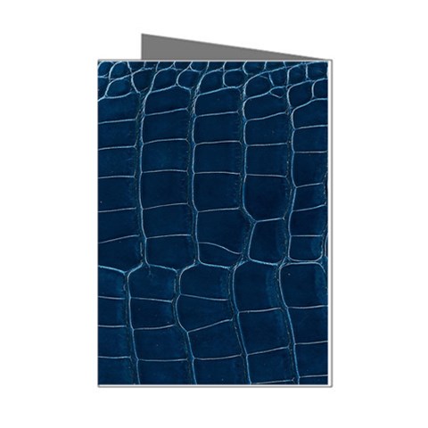 Leather Look & Skins Blue Silverback Mini Greeting Cards (Pkg of 8) from ArtsNow.com Left