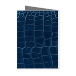 Leather Look & Skins Blue Silverback Mini Greeting Cards (Pkg of 8)