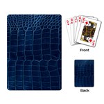 Leather Look & Skins Blue Silverback Playing Cards Single Design