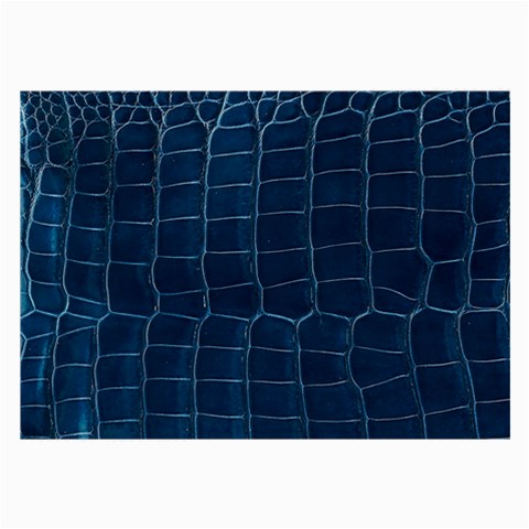 Leather Look & Skins Blue Silverback Glasses Cloth (Large, Two Sides) from ArtsNow.com Front