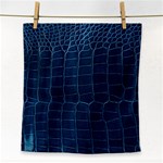 Leather Look & Skins Blue Silverback Face Towel