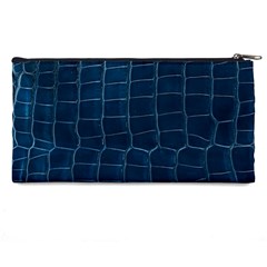 Leather Look & Skins Blue Silverback Pencil Case from ArtsNow.com Back