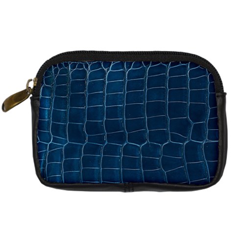 Leather Look & Skins Blue Silverback Digital Camera Leather Case from ArtsNow.com Front