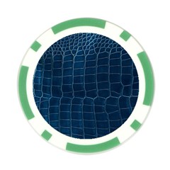 Leather Look & Skins Blue Silverback Poker Chip Card Guard (10 pack) from ArtsNow.com Back