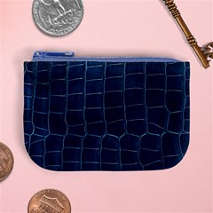 Leather Look & Skins Blue Silverback Mini Coin Purse from ArtsNow.com Front