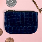 Leather Look & Skins Blue Silverback Mini Coin Purse