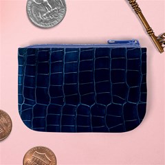 Leather Look & Skins Blue Silverback Mini Coin Purse from ArtsNow.com Back