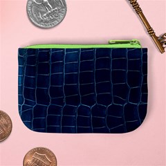 Leather Look & Skins Blue Silverback Mini Coin Purse from ArtsNow.com Back