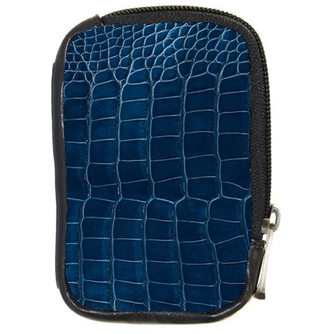 Leather Look & Skins Blue Silverback Compact Camera Leather Case from ArtsNow.com Front