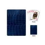 Leather Look & Skins Blue Silverback Playing Cards (Mini)